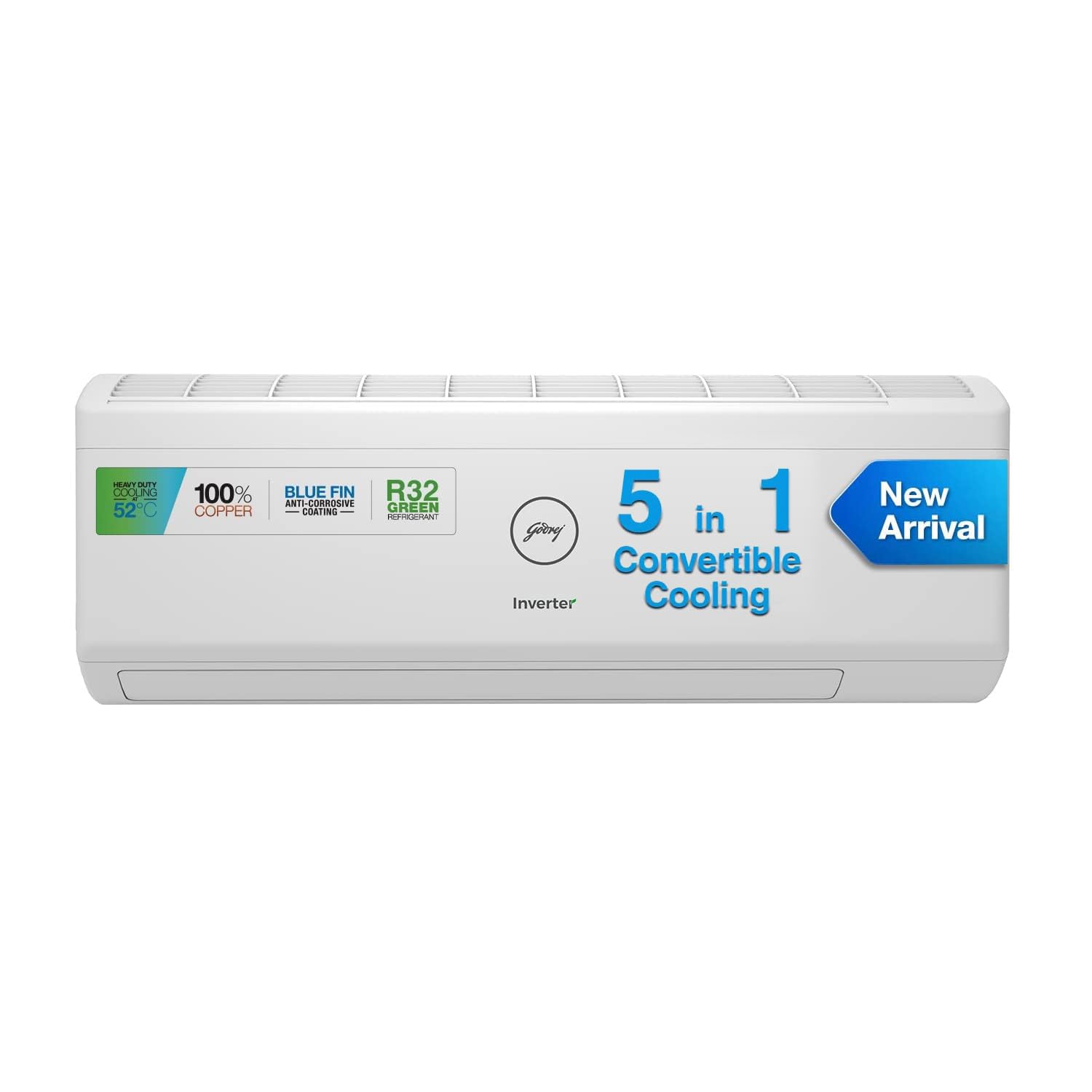 Godrej 2 Ton 3 Star, 5-In-1 Inverter Split AC 