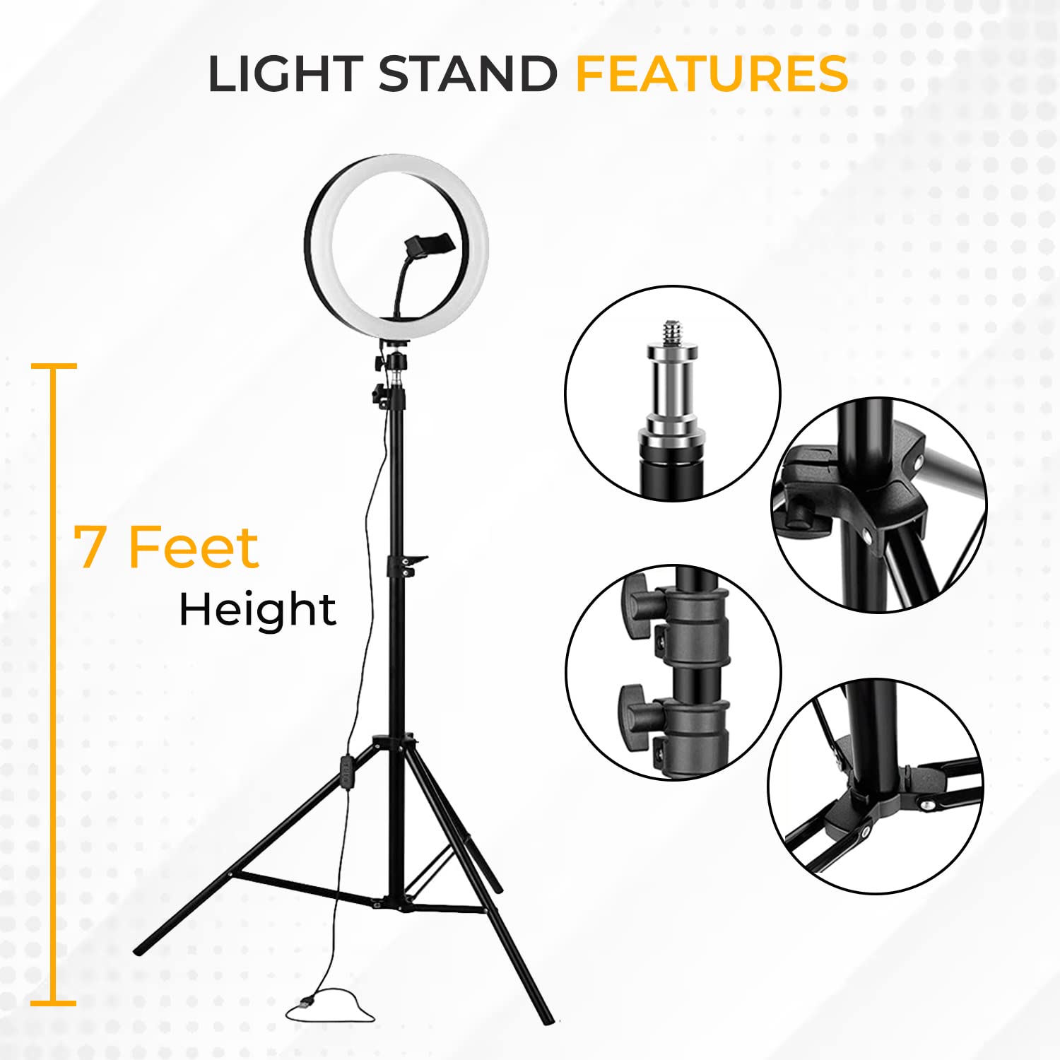 Ring Light with 7 Feet Tripod